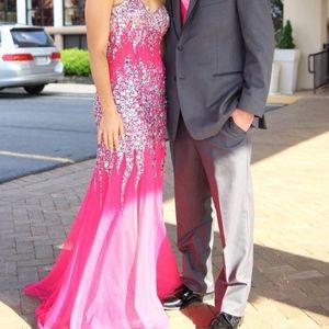 Prom gown, beaded with added bustle!